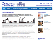 Tablet Screenshot of consultordelcontratista.com